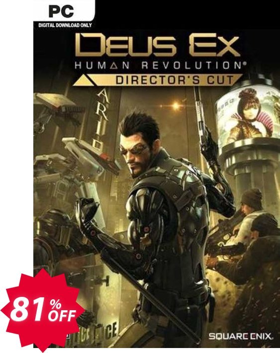 Deus Ex: Human Revolution - Director's Cut PC Coupon code 81% discount 