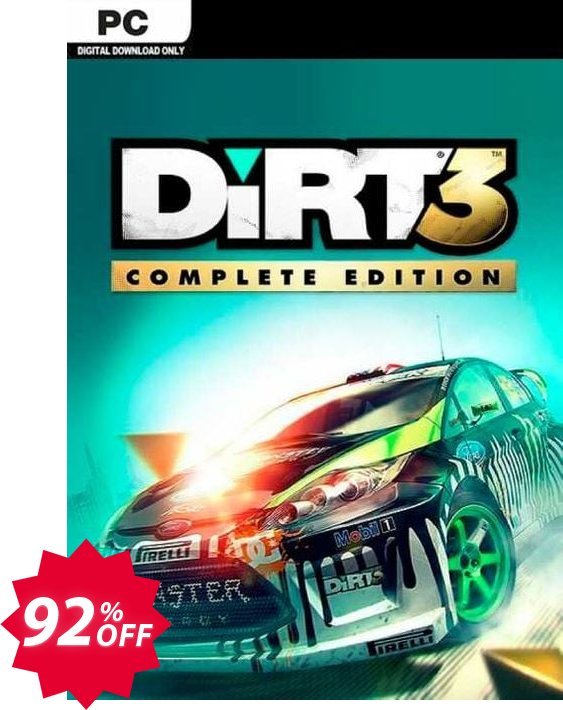 Dirt 3 Complete Edition PC Coupon code 92% discount 
