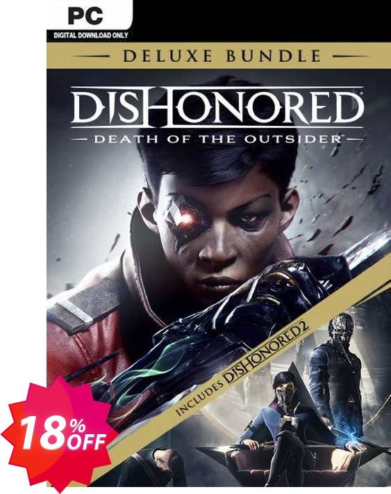 Dishonored: Death of the Outsider - Deluxe Bundle PC Coupon code 18% discount 