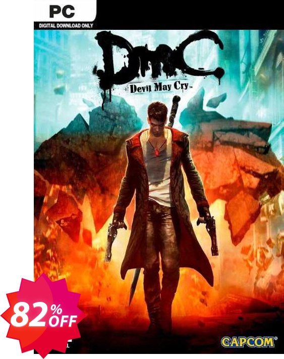 DmC: Devil May Cry PC, EU  Coupon code 82% discount 
