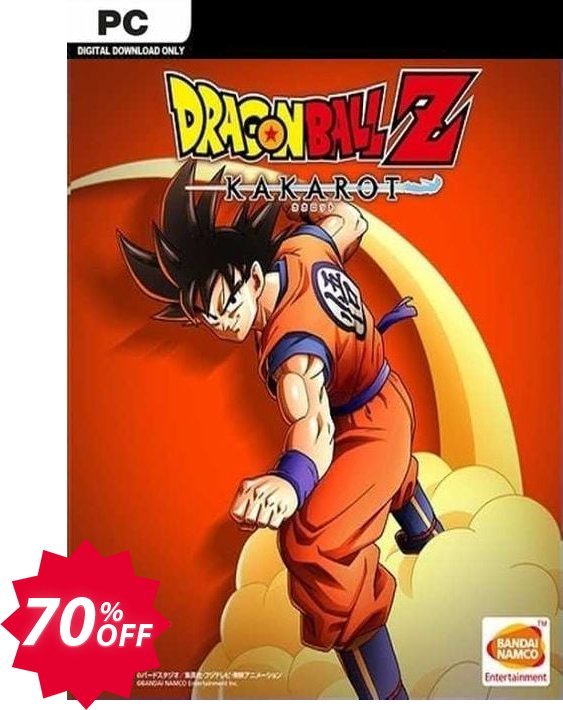 Dragon Ball Z: Kakarot PC, EU  Coupon code 70% discount 