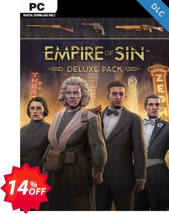 Empire of Sin Deluxe Pack PC - DLC Coupon code 14% discount 