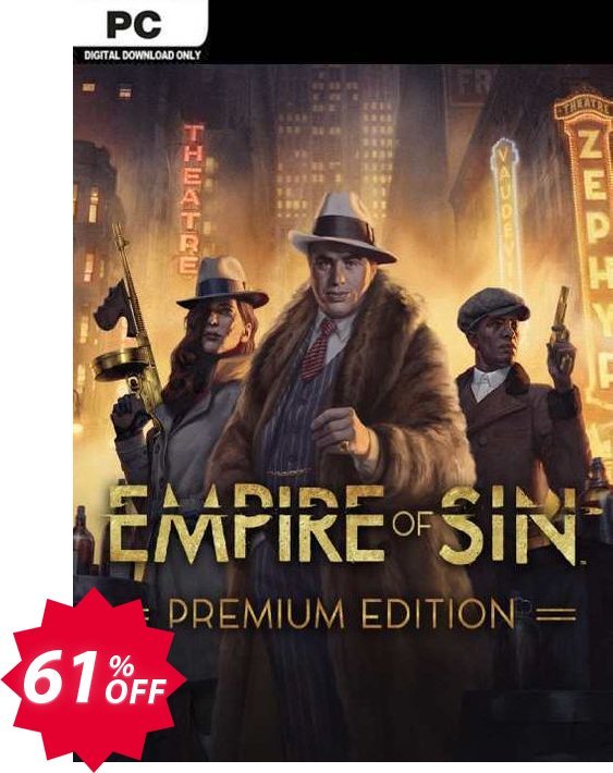 Empire of Sin - Premium Edition PC Coupon code 61% discount 