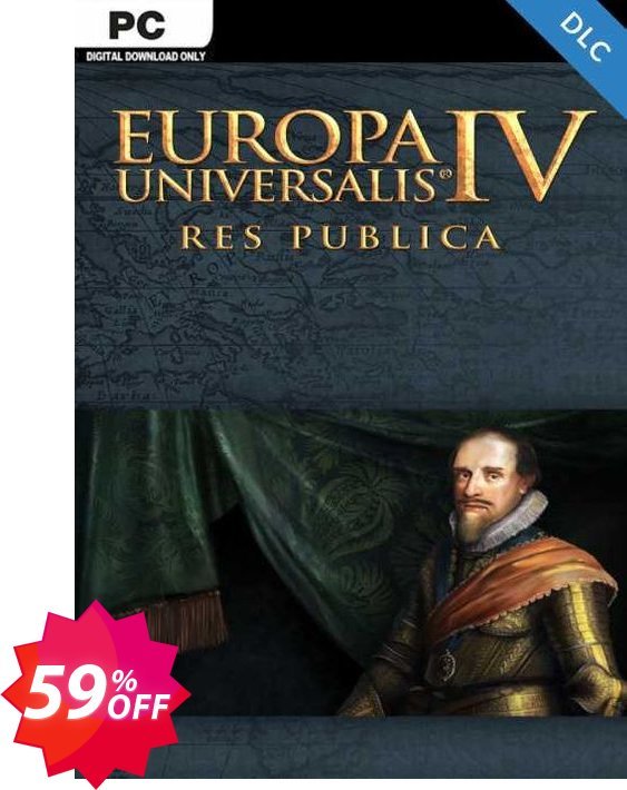 Europa Universalis IV: Res Publica PC - DLC Coupon code 59% discount 