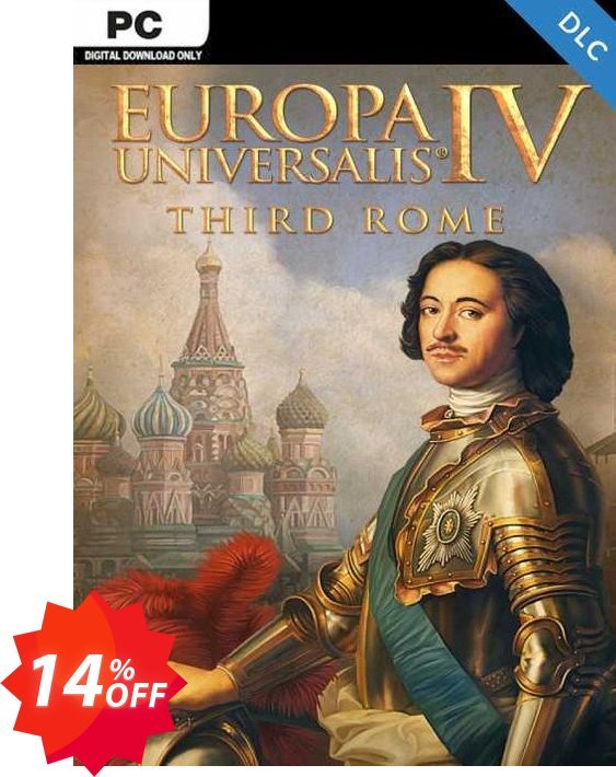 Europa Universalis IV: Third Rome PC - DLC Coupon code 14% discount 