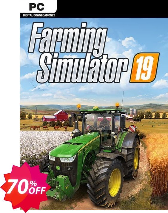 Farming Simulator 19 PC Coupon code 70% discount 