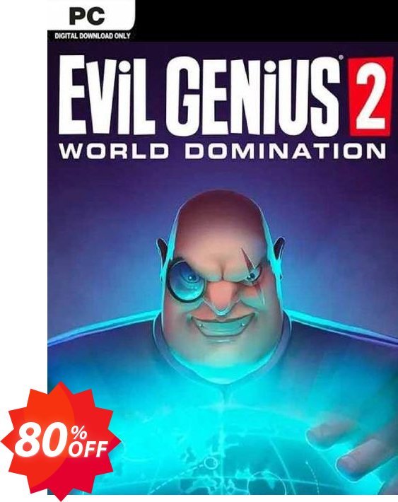 Evil Genius 2: World Domination PC Coupon code 80% discount 