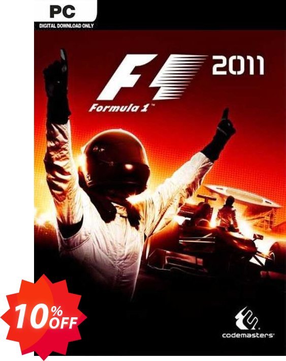 F1 2011 PC Coupon code 10% discount 