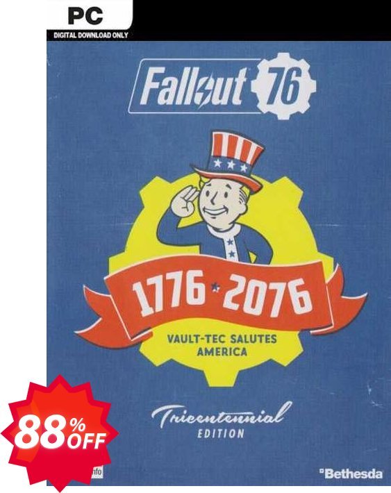 Fallout 76 Tricentennial Edition PC Coupon code 88% discount 