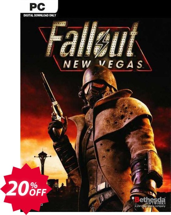 Fallout New Vegas PC, DE  Coupon code 20% discount 