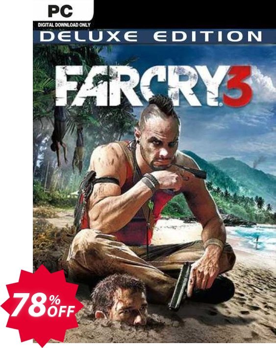 Far Cry 3 - Deluxe Edition PC Coupon code 78% discount 