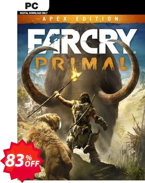 Far Cry Primal - Digital Apex Edition PC, EU  Coupon code 83% discount 