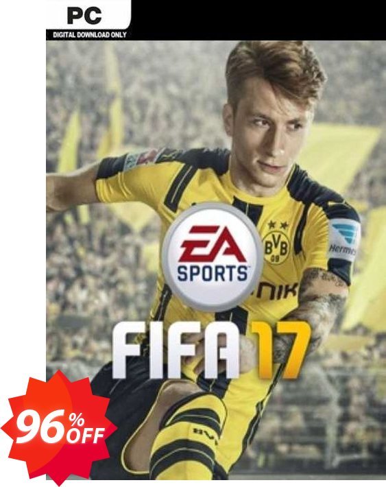 FIFA 17 PC, PL + RU  Coupon code 96% discount 