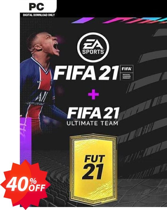 FIFA 21 PC + DLC Coupon code 40% discount 