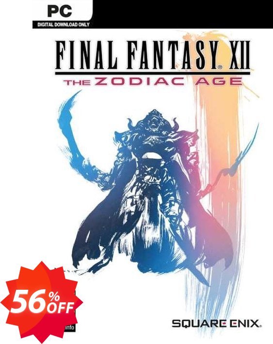 Final Fantasy XII The Zodiac Age PC Coupon code 56% discount 