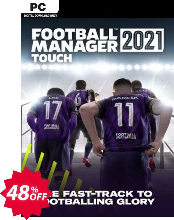 Football Manager 2021 Touch PC Coupon code 48% discount 