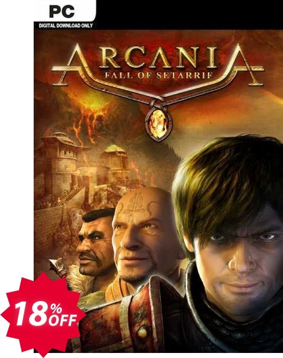 ArcaniA Fall of Setarrif PC Coupon code 18% discount 