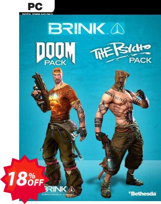 BRINK Doom/Psycho Combo Pack PC Coupon code 18% discount 