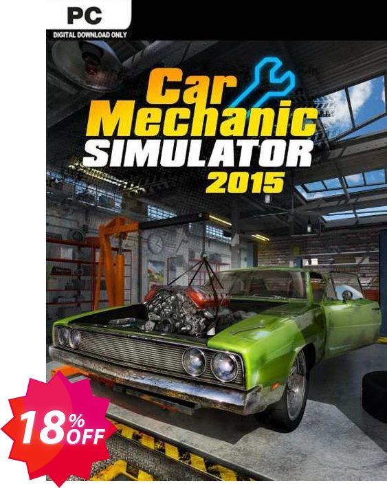 Car Mechanic Simulator 2015 PC Coupon code 18% discount 