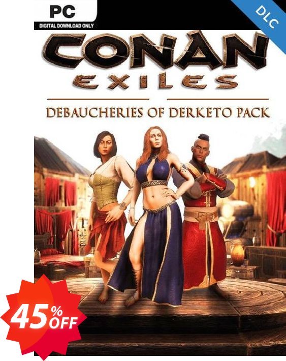 Conan Exiles - Debaucheries of Derketo Pack DLC Coupon code 45% discount 