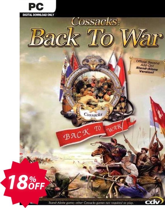 Cossacks Back to War PC Coupon code 18% discount 
