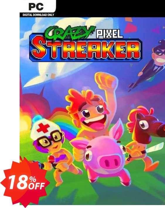 Crazy Pixel Streaker PC Coupon code 18% discount 
