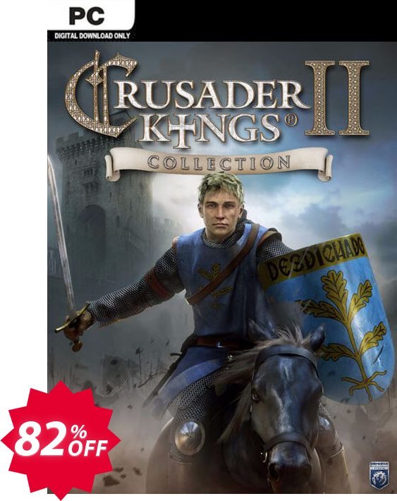 Crusader Kings II 2 Collection PC Coupon code 82% discount 