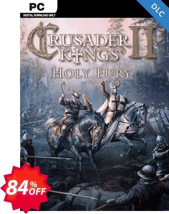 Crusader Kings II 2 PC: Holy Fury Expansion Coupon code 84% discount 