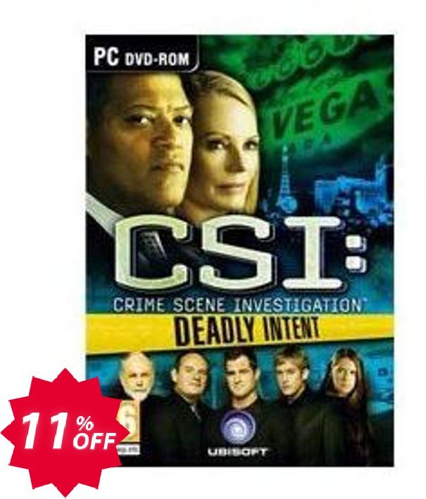 CSI: Crime Scene Investigation - Deadly Intent, PC  Coupon code 11% discount 
