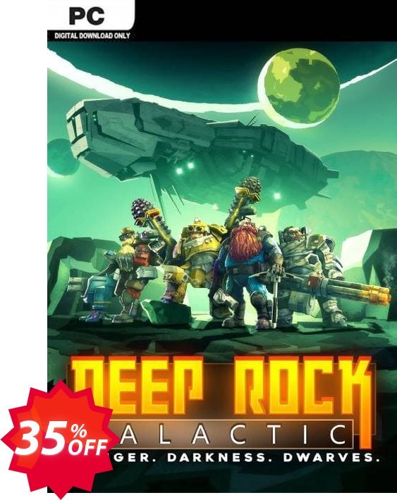 Deep Rock Galactic PC Coupon code 35% discount 
