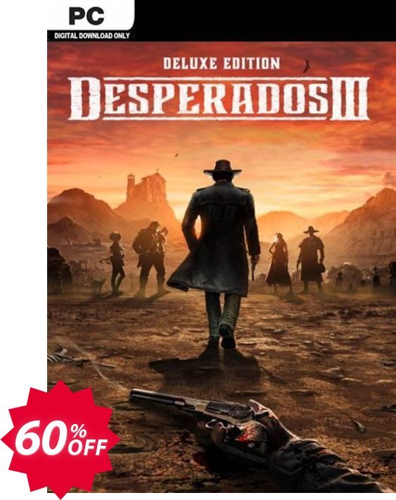 Desperados III - Deluxe Edition PC Coupon code 60% discount 