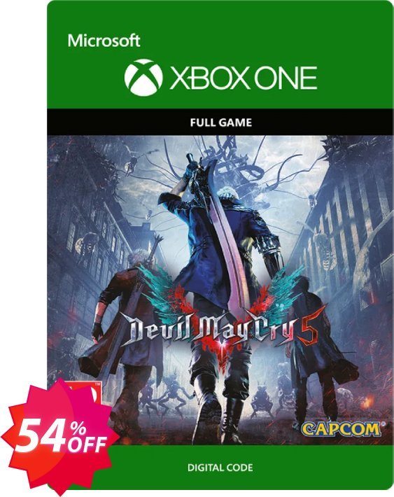 Devil May Cry 5 Xbox One Coupon code 54% discount 