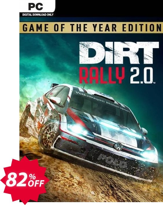 Dirt Rally 2.0 Game of the Year Edition PC Coupon code 82% discount 