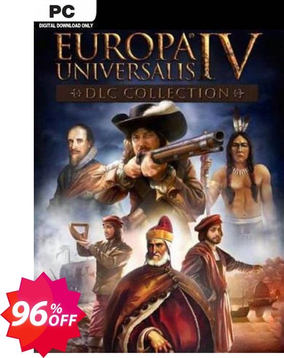 Europa Universalis IV - DLC Collection PC Coupon code 96% discount 