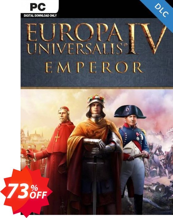 Europa Universalis IV 4 Emperor PC - DLC Coupon code 73% discount 
