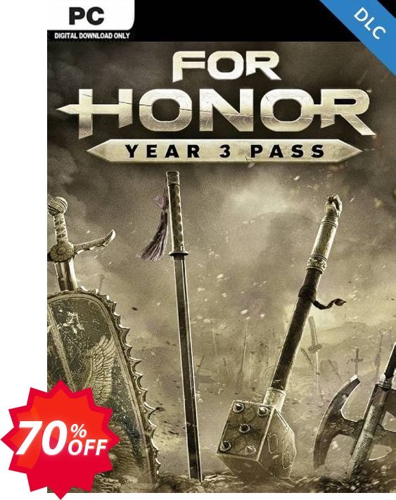 For Honor - Year 3 Pass PC - DLC, EU  Coupon code 70% discount 