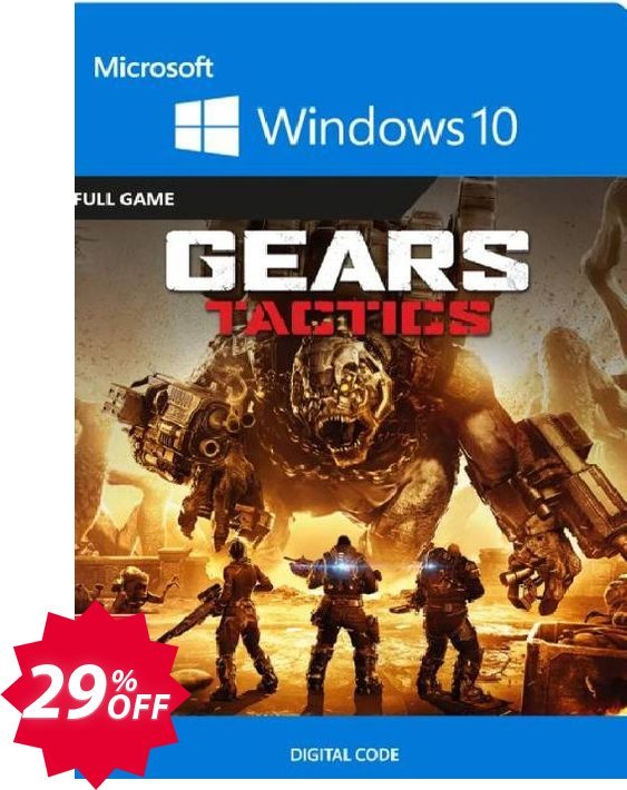 Gears Tactics - WINDOWS 10 PC, UK  Coupon code 29% discount 