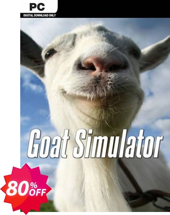 Goat Simulator PC Coupon code 80% discount 