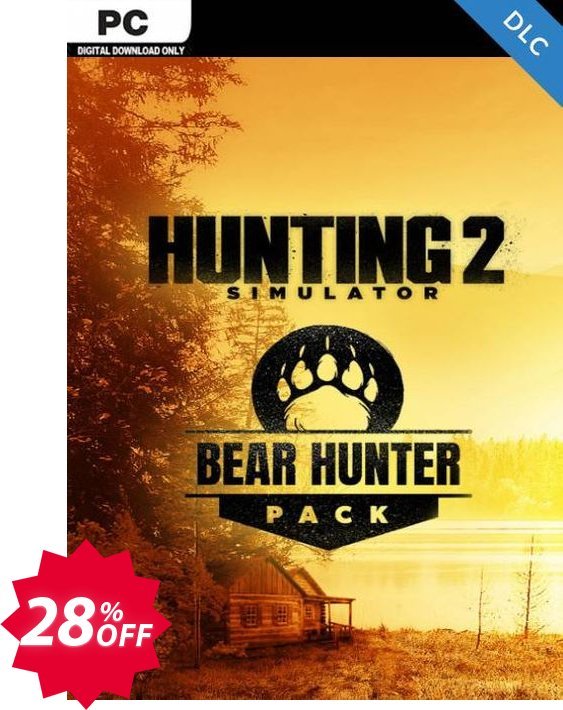 Hunting Simulator 2 Bear Hunter Pack PC-DLC Coupon code 28% discount 