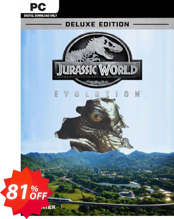 Jurassic World Evolution - Deluxe Edition PC Coupon code 81% discount 