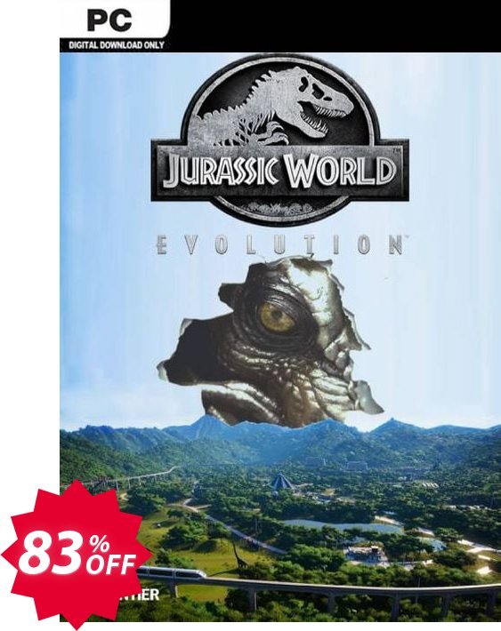 Jurassic World Evolution PC Coupon code 83% discount 