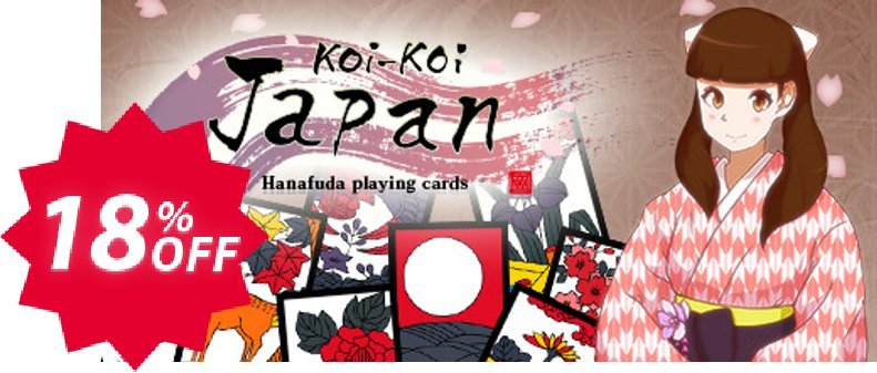 KoiKoi Japan /Hanafuda playing cards/ PC Coupon code 18% discount 