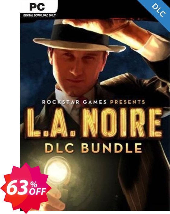 L.A. Noire: DLC Bundle PC - DLC Coupon code 63% discount 