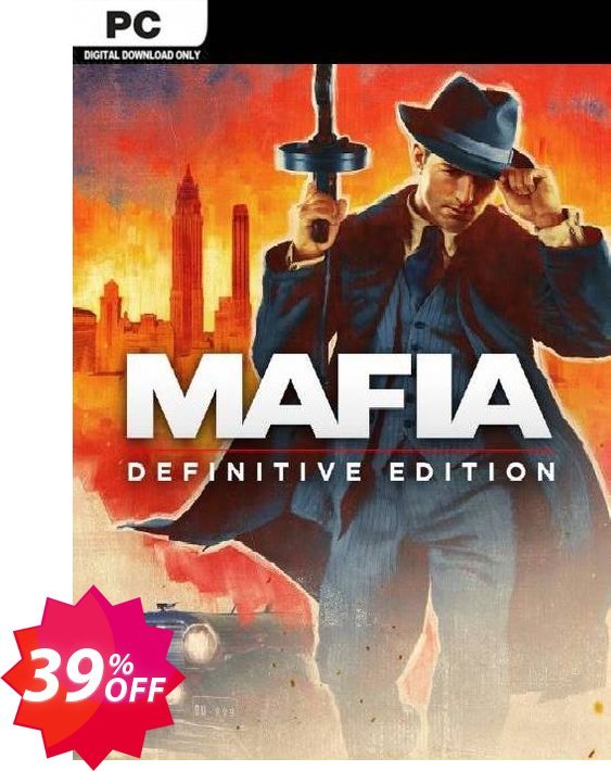 Mafia: Definitive Edition PC, EU  Coupon code 39% discount 