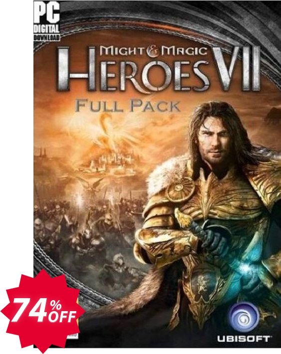 Might and Magic Heroes VII - Full Pack PC, EU  Coupon code 74% discount 