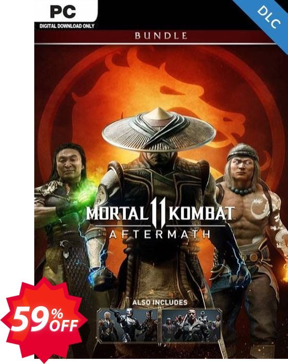 Mortal Kombat 11: Aftermath + Kombat Pack Bundle PC - DLC Coupon code 59% discount 