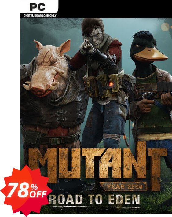 Mutant Year Zero Road to Eden PC Coupon code 78% discount 