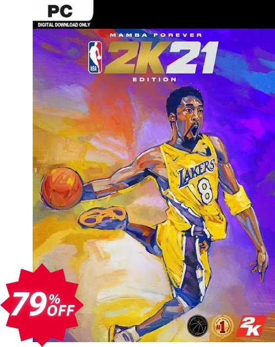 NBA 2K21 Mamba Forever Edition PC, EU  Coupon code 79% discount 