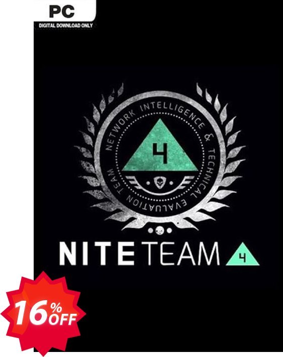 Nite Team 4 PC Coupon code 16% discount 