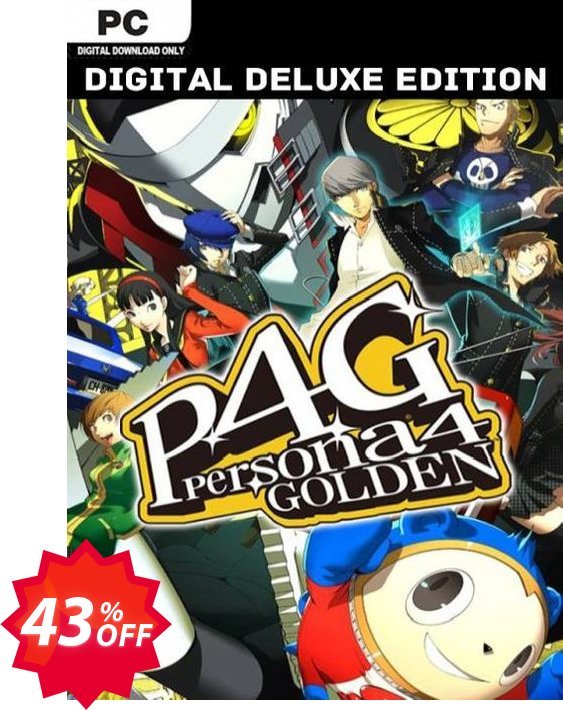 Persona 4 - Golden Deluxe PC, EU  Coupon code 43% discount 